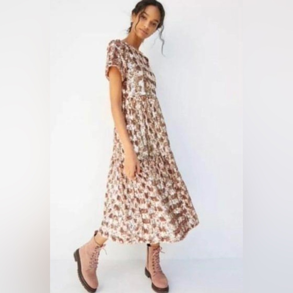 NWT Anthropologie Maeve Sequined Midi Dress.